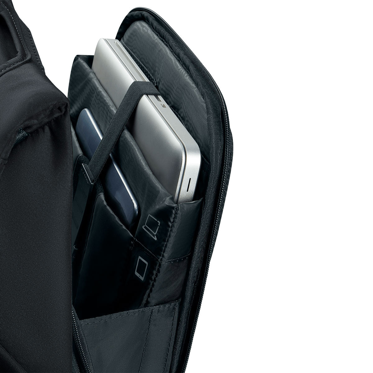 Samsonite Securipak 2.0 15.6" reppu, musta, reppu sisältä