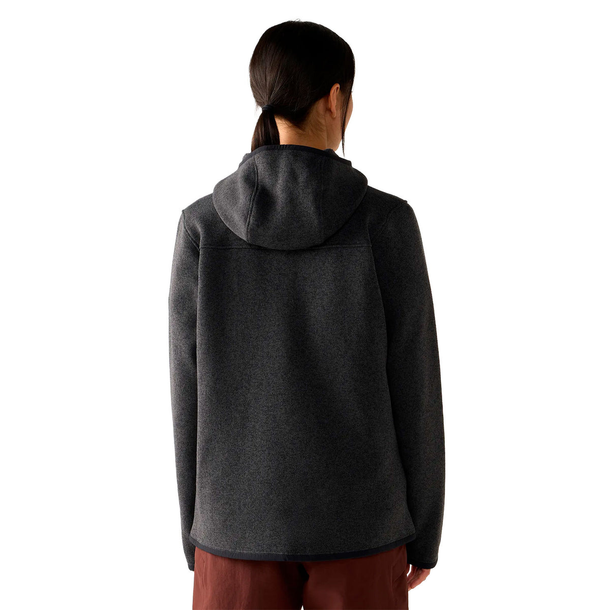 Haglöfs Swook II Mid Hood women, musta, selkäpuoli