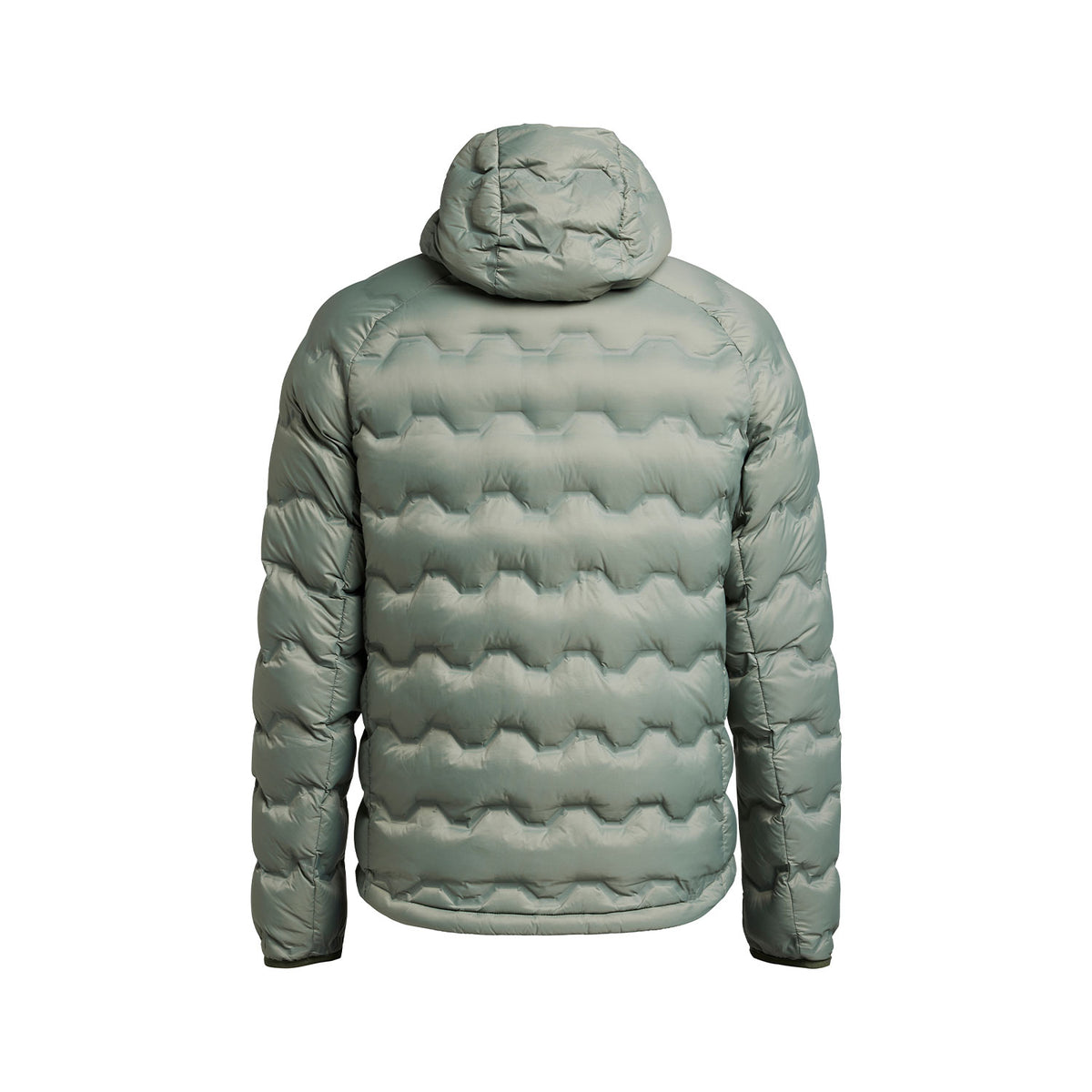 TXlite Shibui Down Jacket men, harmaanvihreä, selkä