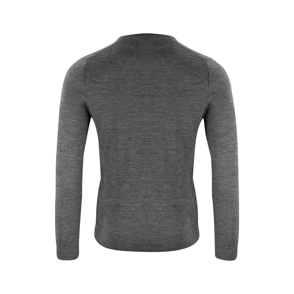 Cutter & Buck Vernon V-neck Men, meleerattu antrasiitti, selkä