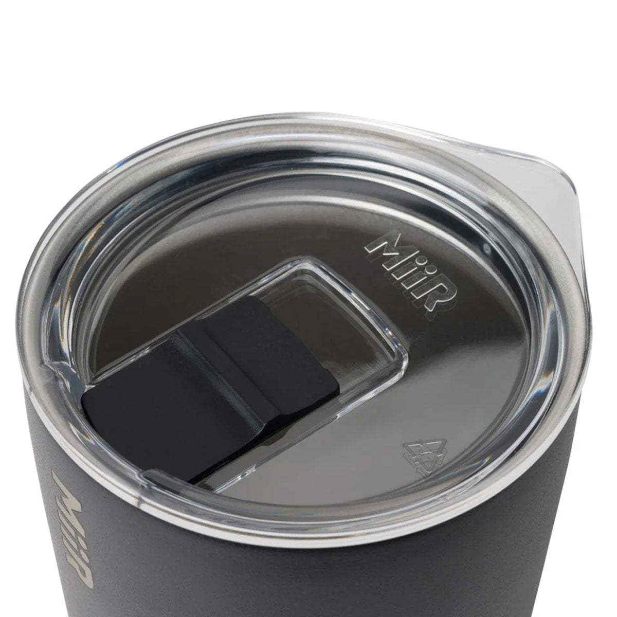 MiiR Tumbler termosmuki 354 ml, musta, juoma-aukko, kansi