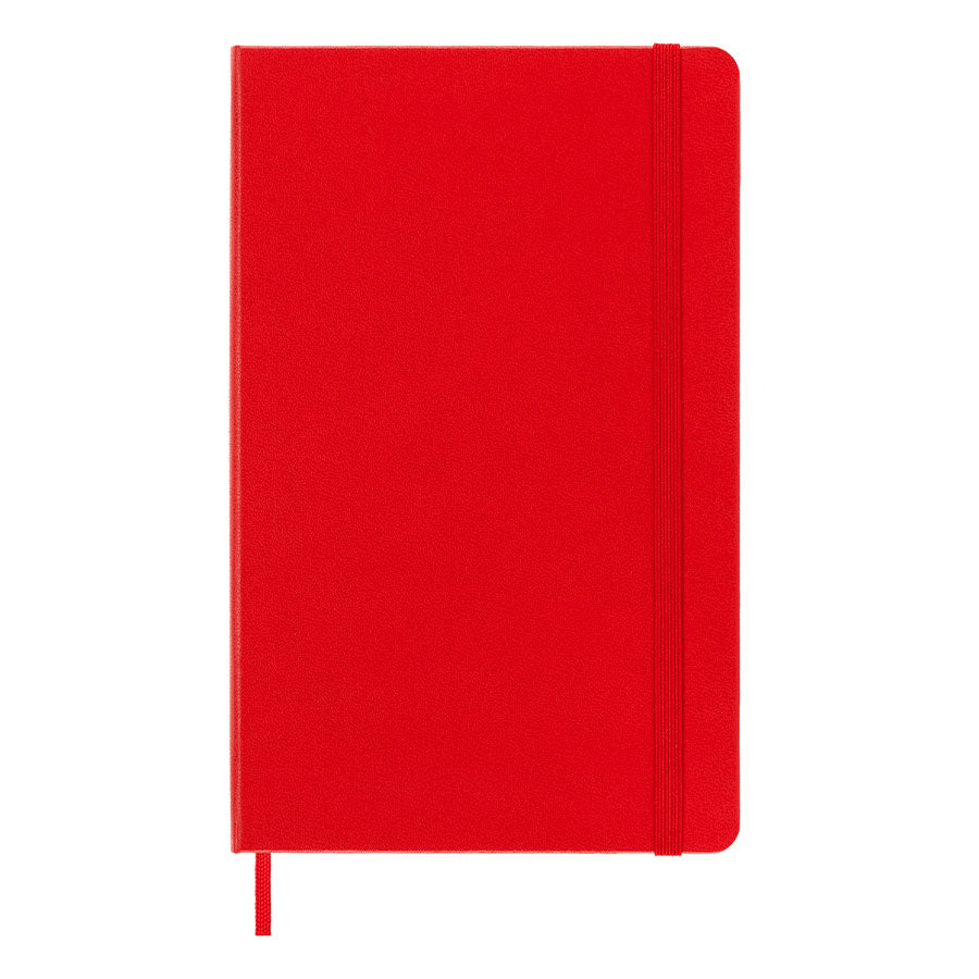 moleskine muistikirja large kovakantinen punainen