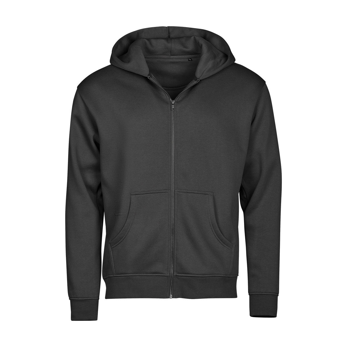 musta Tee Jays Urban huppari vetoketjulla