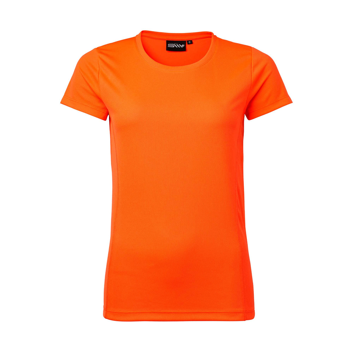 naisten tekninen t-paita sw, fluoresoiva oranssi