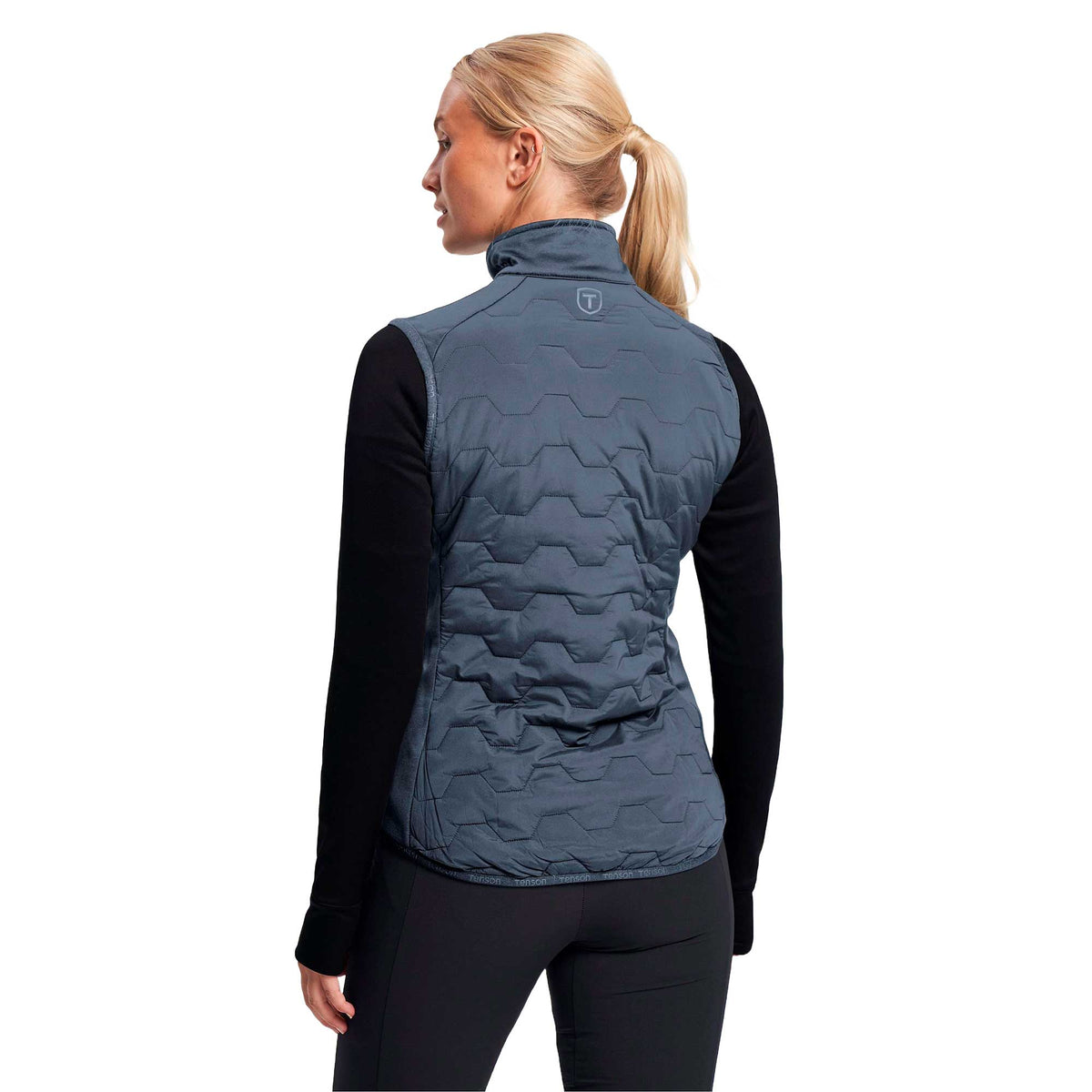 naisten tenson TXlite Hybrid Vest, tummansininen, selkä