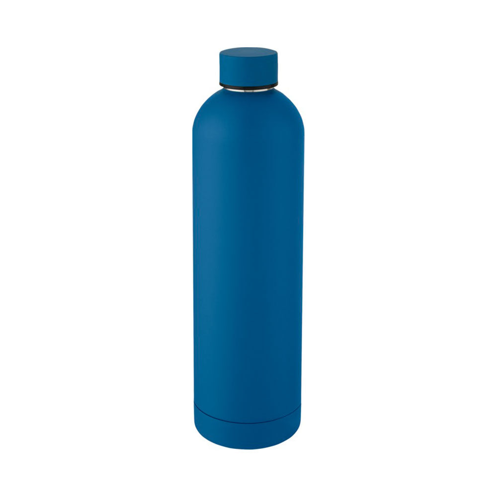 sininen teräsjuomapullo 1L