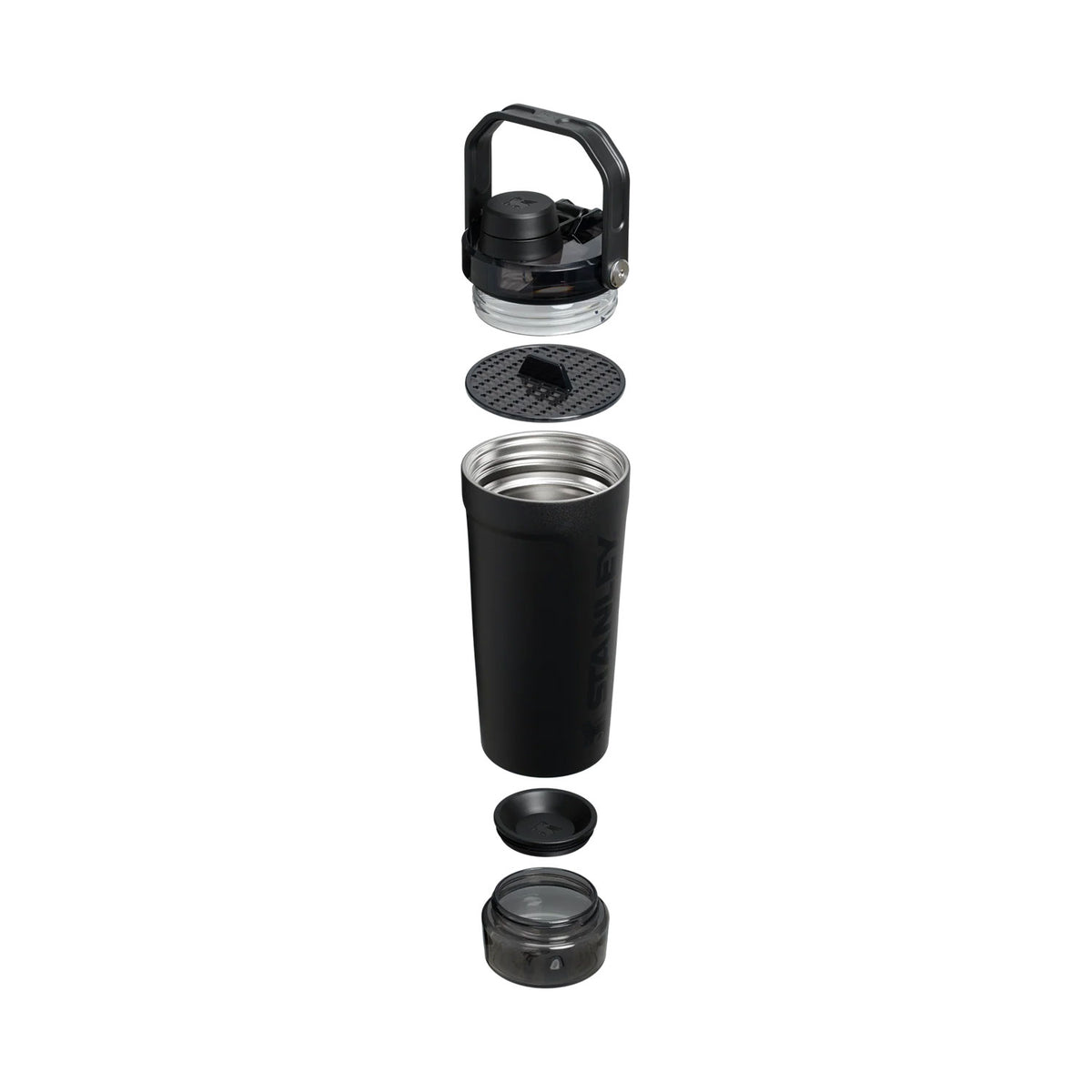 stanley active shaker, musta sheikkeri