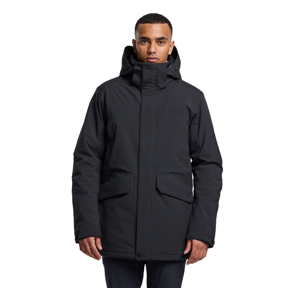 Tenson Tuuli Jacket Miesten, musta talvitakki
