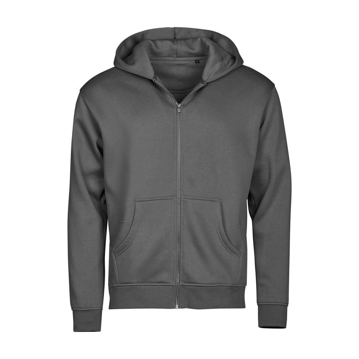 tummanharmaa Tee Jays Urban huppari vetoketjulla