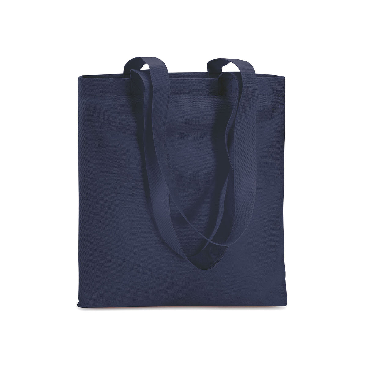 tummansininen non woven kassi