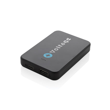 5000 mah varavirtalähde  logolla