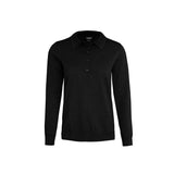 Brighton Long Sleeve Polo Women, musta