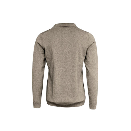 Brighton Long Sleeve Polo Women, sand, selkä