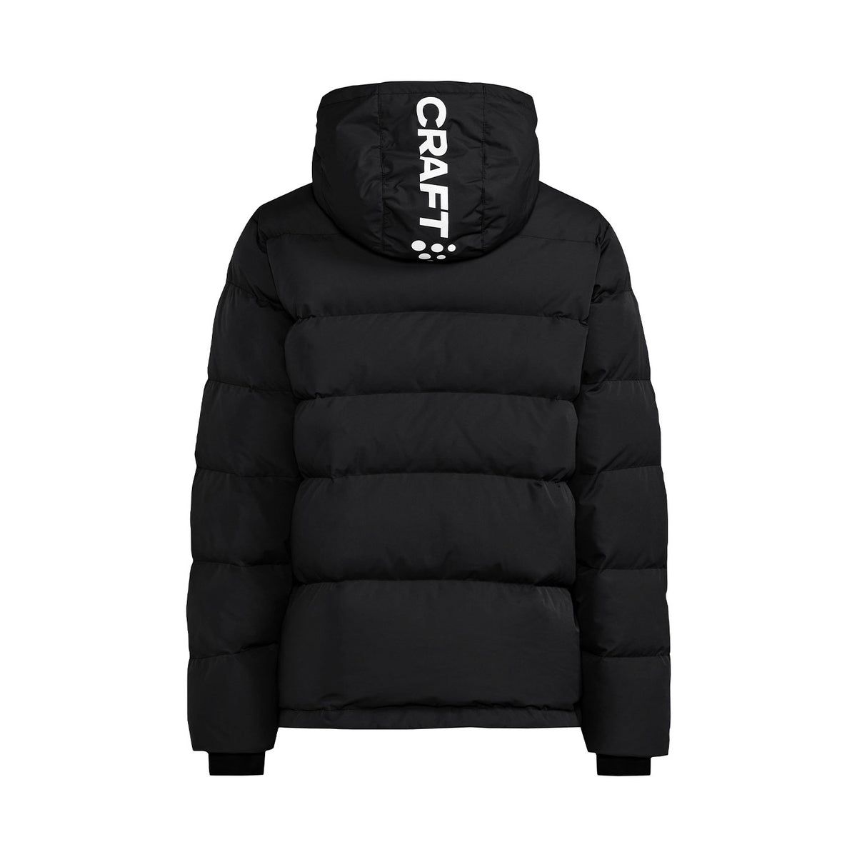 Evolve Down Jacket W musta naisten untuvatakki selkä