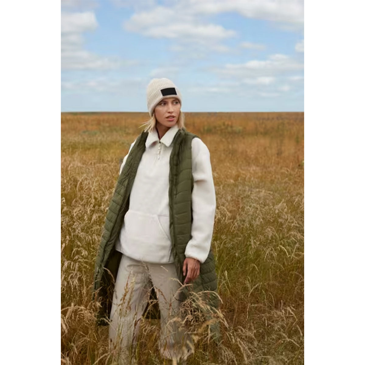 Beechfield Fashion Patch Beanie omalla painatuksella, logolla, kuvalla, tekstillä