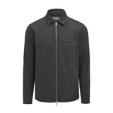 Modern Zip Overshirt, musta