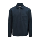 Modern Zip Overshirt, navy