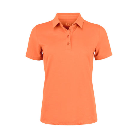 Oceanside Stretch Polo Ladies papaya