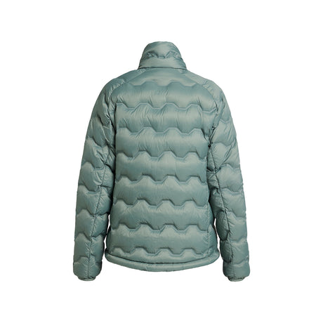 TXlite Shibui Down Collar Jacket Women harmaanvihreä selkä