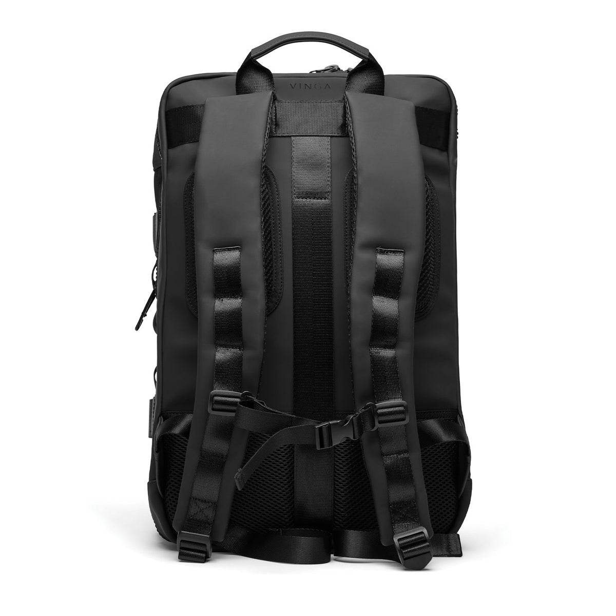VINGA Baltimore RCS explorer's backpack, musta, selkäpuoli