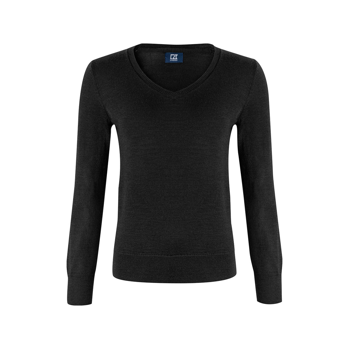 Vernon V-neck Ladies, musta