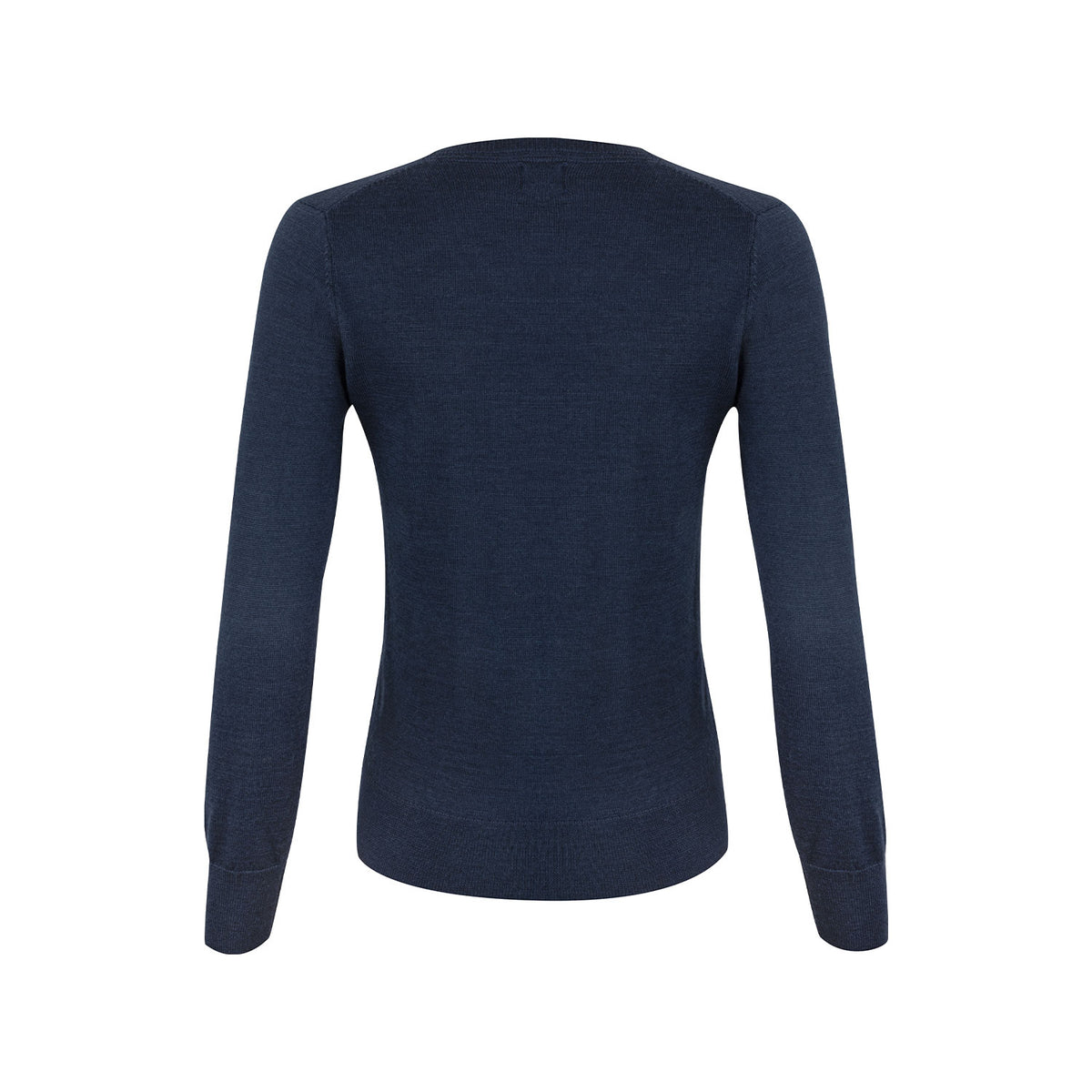 Vernon V-neck Ladies, tummansininen, selkä