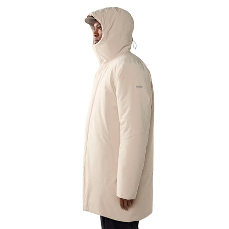 Yra Mimic Proof Parka Men, chalk beige, parkatakki, huppu