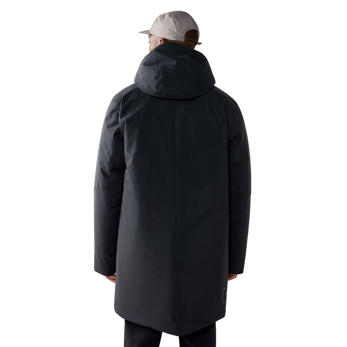 Yra Mimic Proof Parka Men,, musta parkatakki, selkä
