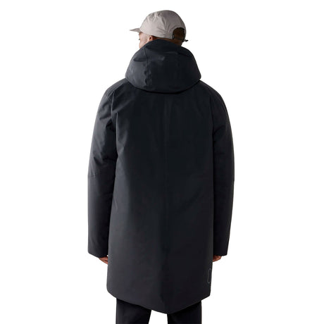 Yra Mimic Proof Parka Men,, musta parkatakki, selkä