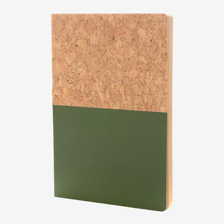 a5 muistikirja korkki voimapaperi vihreä