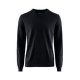 Berkeley Wilton Merino V-neck musta