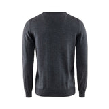 Berkeley Wilton Merino V-neck tummanharmaa