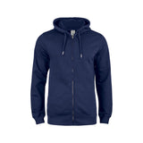 clique Premium OC Hoody Full Zip tummansininen