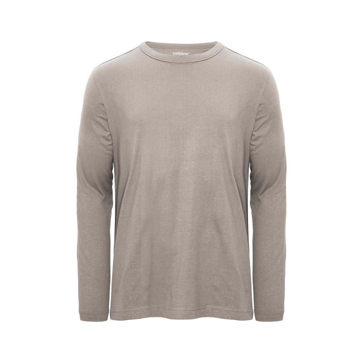Cottover Relaxed T-shirt pitkähihainen t-paita, hiekka, unisex-malli
