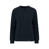 cottover french Terry Crew Neck Lady tummansininen
