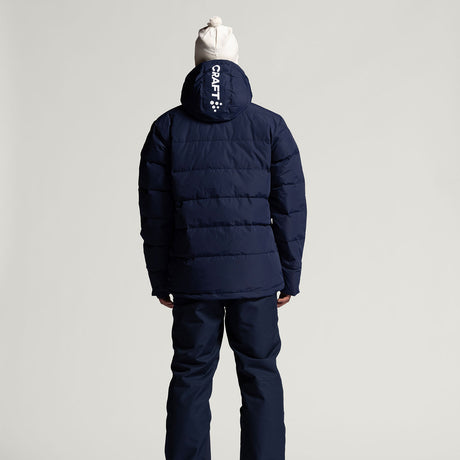 craft Evolve Down Jacket M navy selkä