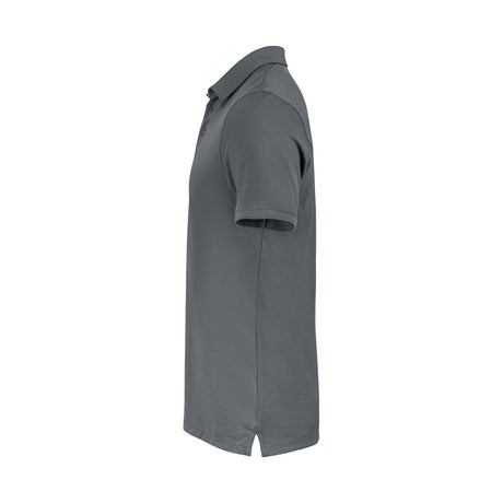 Cutter & Buck Oceanside Stretch Polo tummanharmaa, vasen hiha ja sivuprofiili