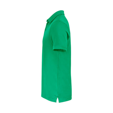 Cutter & Buck Oceanside Stretch Polo vihreä, vasen hiha ja sivuprofiili