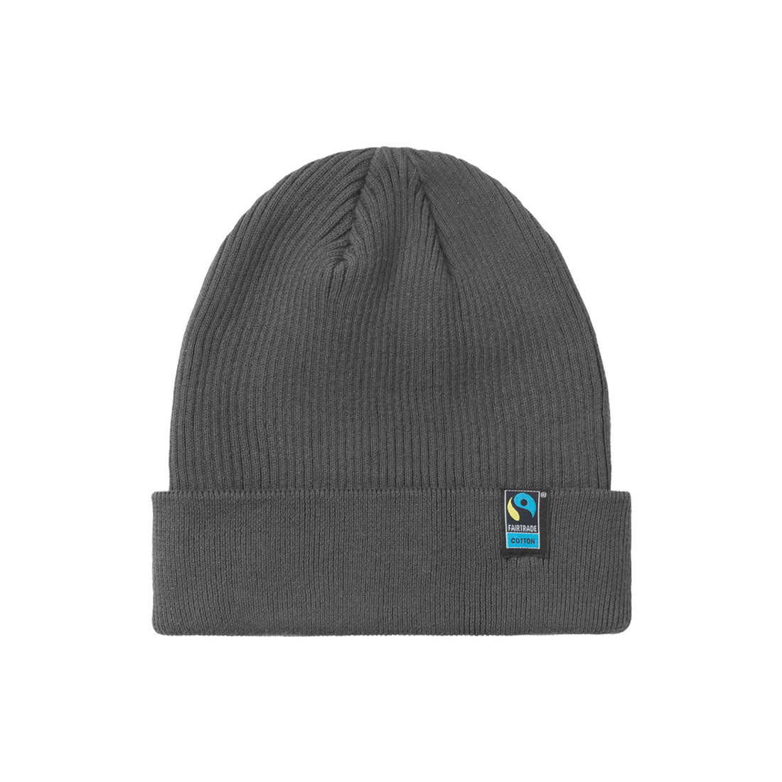 fairtrade luomupuuvillapipo, charcoal, hiilenharmaa