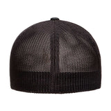 musta flexfit trucker lippis, takaosa