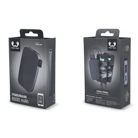 Fresh 'n Rebel powerbank 6000mAh, pakkaus