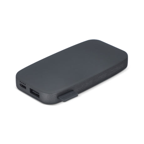 Fresh 'n Rebel powerbank 6000 mah, tummanharmaa