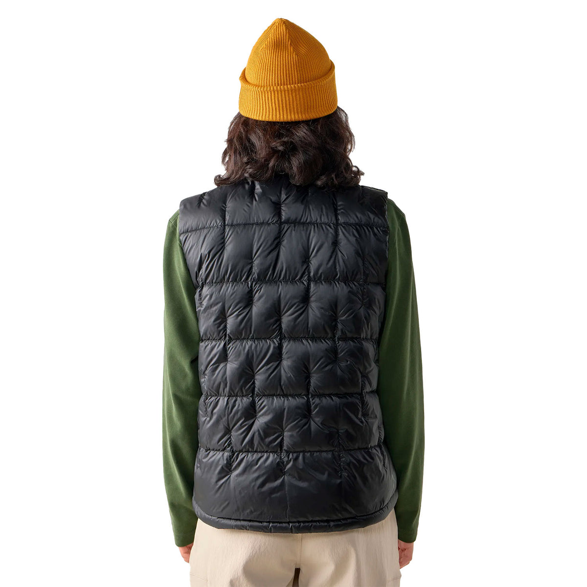 Haglöfs Hede Down Vest Women, true black, selkäpuoli