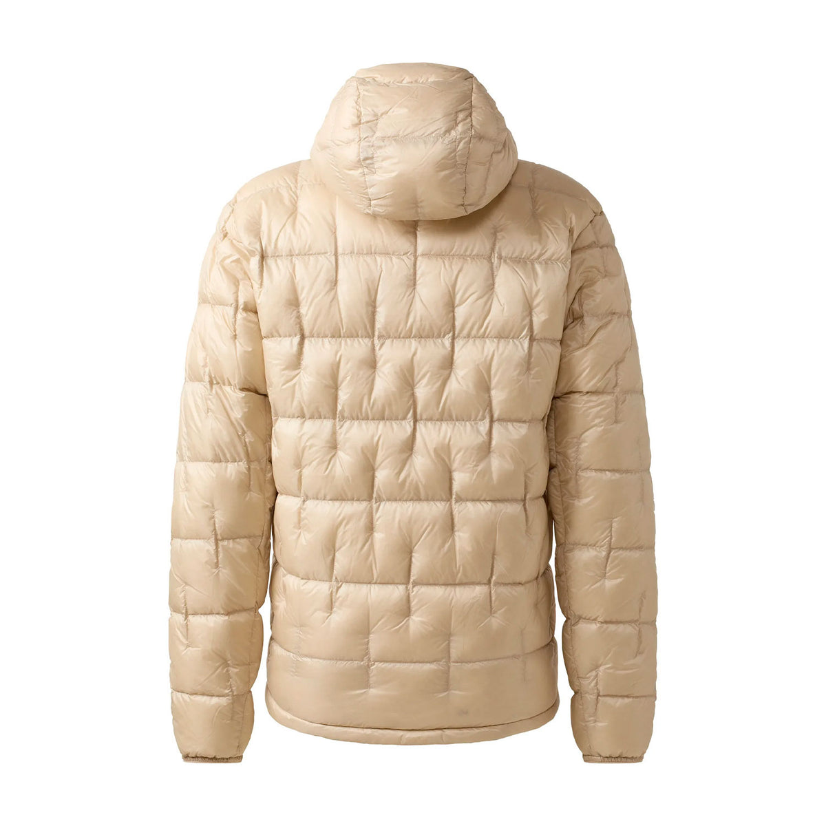 Haglöfs Hede kevytuntuvatakki hupulla, beige, selkä