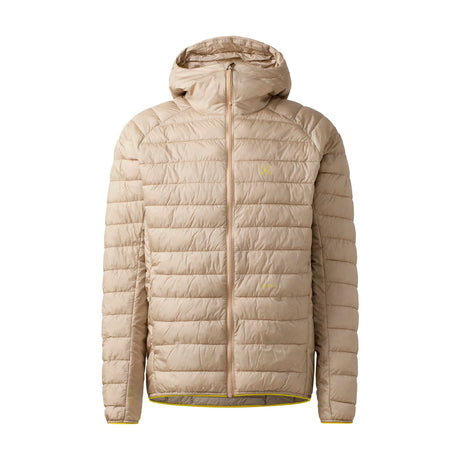 haglöfs kevyttoppatakki hupulla, beige