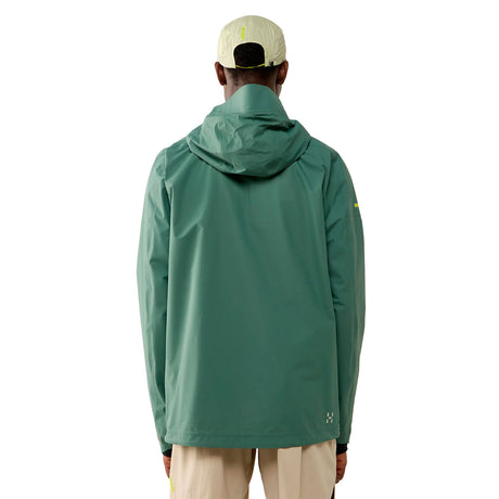Haglöfs LIM Airak Gore-tex kuoritakki, miesten, vihreä, selkä