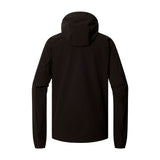 haglöfs naisten softshell takki hupulla, musta, selkä