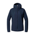 haglöfs naisten softshell takki hupulla, navy, tummansininen