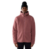 haglöfs pörröinen fleecetakki hupulla, Misty Mauve, miesten