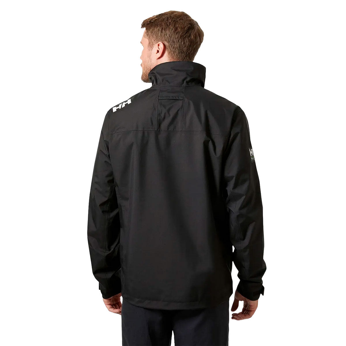 helly hansen crew jacket 2.0 musta, selkä